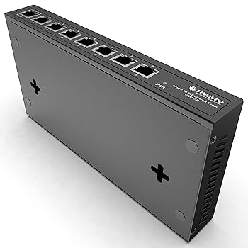 Amazon.com: 2.5GB Switch (8 Port) PoE++ for Ethernet Network